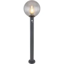 Globo Außenleuchte Hedwig Aluminium Druckguss Anthrazit Glas Mit Sensor -Globo Lighting 756572 3749 4