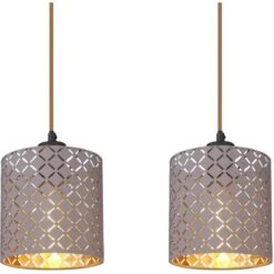 Globo Hängeleuchte Cindy 4-flammig 98 Cm X 16 Cm Metall Schwarz Matt -Globo Lighting 756580 3749 6