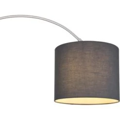 Globo Stehleuchte Sanna 1-flammig Metall Nickel Matt Höhenverstellbar -Globo Lighting 756615 3749 3