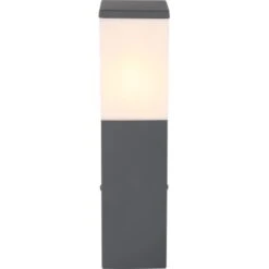 Globo Außenleuchte Herri Anthrazit Kunststoff Opal Weiß -Globo Lighting 756619 3749 3