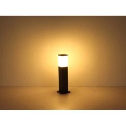 Globo Außenleuchte Herri Anthrazit Kunststoff Opal Weiß -Globo Lighting 756619 3749 4