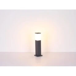 Globo Außenleuchte Herri Anthrazit Kunststoff Opal Weiß -Globo Lighting 756619 3749 5