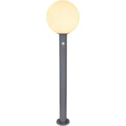 Globo Außenleuchte Ossy Aluminium Druckguss Anthrazit Mit Sensor