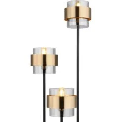 Globo Stehleuchte Milley 3-flammig Metall Schwarz Matt Mit Wippschalter 13 Globo Stehleuchte Milley 3-flammig Metall Schwarz Matt Mit Wippschalter -Globo Lighting 756723 3749 4