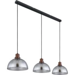 Globo Hängeleuchte Salsa 3-flammig Metall Schwarz Matt -Globo Lighting 756860 3749 3