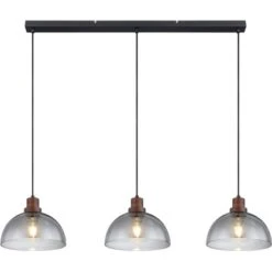 Globo Hängeleuchte Salsa 3-flammig Metall Schwarz Matt -Globo Lighting 756860 3749 4