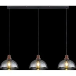 Globo Hängeleuchte Salsa 3-flammig Metall Schwarz Matt -Globo Lighting 756860 3749 5