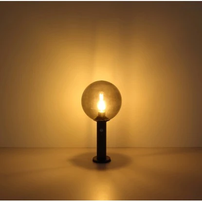 Globo Außenleuchte Hedwig Ø 25 Cm X 50 Cm Anthrazit 6 Globo Außenleuchte Hedwig Ø 25 Cm X 50 Cm Anthrazit – Bild 4