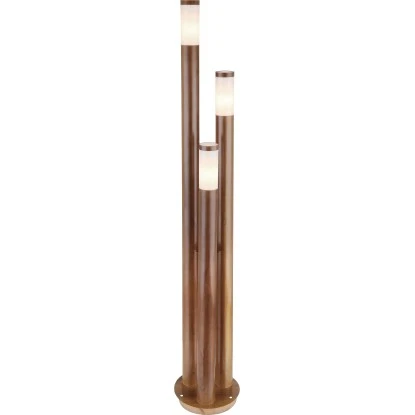 Globo Außenleuchte Boston 170 Cm Hoch Edelstahl Holzoptik Ø 28 Cm 3 Globo Außenleuchte Boston 170 Cm Hoch Edelstahl Holzoptik Ø 28 Cm