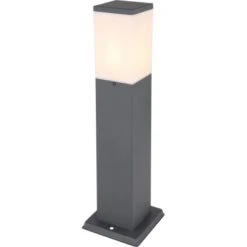 Globo Außenleuchte Herri Edelstahl Anthrazit