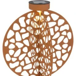 Globo LED-Solaraußenleuchte Mit Erdspieß Metall Rostbraun 7 Globo LED-Solaraußenleuchte Mit Erdspieß Metall Rostbraun -Globo Lighting 765927 3749 2