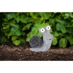Globo LED-Solaraußenleuchte Schnecke Kunststoff Grau 11 Globo LED-Solaraußenleuchte Schnecke Kunststoff Grau -Globo Lighting 765936 3749 4