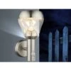 Globo LED-Außenwandleuchte Mit Bewegungsmelder MONTE Edelstahl -Globo Lighting 784 3749 ambiente 32250s 1