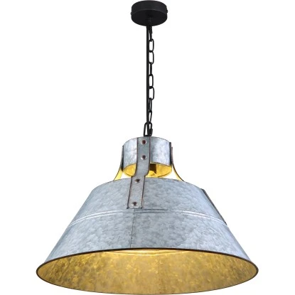 Globo Pendelleuchte Günther I Zink 3 Globo Pendelleuchte Günther I Zink