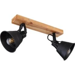 Globo Spot 2er Günther Braun-Schwarz -Globo Lighting 831273 3749 15466S2 2