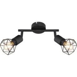 Globo Spot 2er Xara I Schwarz -Globo Lighting 831543 3749 54802S2 3