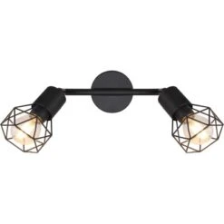 Globo Spot 2er Xara I Schwarz -Globo Lighting 831543 3749 54802S2 4
