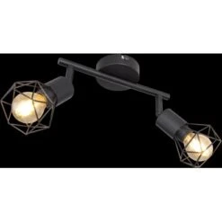 Globo Spot 2er Xara I Schwarz -Globo Lighting 831543 3749 54802S2 a 24