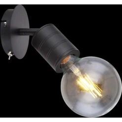 Globo Spot 1er Hermine Schwarz -Globo Lighting 835472 3749 540301 a 24