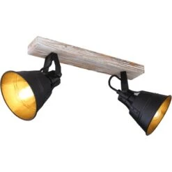 Globo Spot 2er Günther Weiß-Schwarz -Globo Lighting 835511 3749 15366S2 1