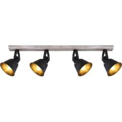 Globo Spot 4er Günther Weiß-Schwarz -Globo Lighting 835512 3749 15366S4 3