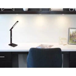 Globo LED-Tischlampe Tanna 1-flammig Dunkelbraun 595 X 140 X 590 Mm