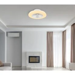 Globo LED-Deckenventilator Travo 1-flammig Weiß 525 X 160 Mm