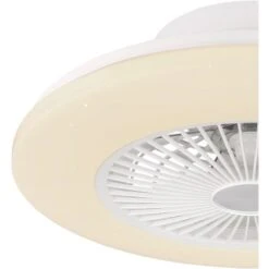 Globo LED-Deckenventilator Travo 1-flammig Weiß 525 X 160 Mm -Globo Lighting 9007371402953 3749 CU 01