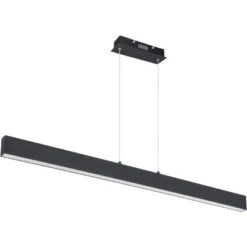 Globo LED-Pendelleuchte Verena 1-flammig Schwarz Matt 1210 X 80 X 1200 Mm -Globo Lighting 9007371404599 3749 S 02