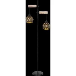 Globo Stehlampe Jodie 2-flammig Schwarz Matt 540 X 250 X 1680 Mm 13 Globo Stehlampe Jodie 2-flammig Schwarz Matt 540 X 250 X 1680 Mm -Globo Lighting 9007371405435 3749 S 05