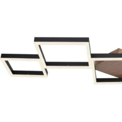 Globo LED-Deckenleuchte Kurio 1-flammig Schwarz Matt 1200 X 600 X 75 Mm -Globo Lighting 9007371405794 3749 CU 01