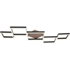 Globo LED-Deckenleuchte Kurio 1-flammig Schwarz Matt 1200 X 600 X 75 Mm -Globo Lighting 9007371405794 3749 S 03