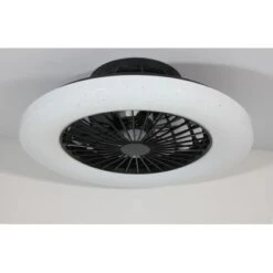 Globo LED-Deckenventilator Travo 1-flammig Schwarz 500 X 175 Mm -Globo Lighting 9007371405954 3749 S 06