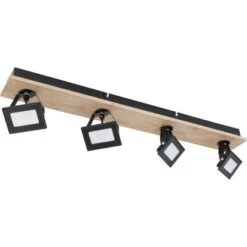 Globo LED-Strahler Joya 4-flammig Schwarz Matt 660 X 80 X 110 Mm -Globo Lighting 9007371408474 3749 S 02