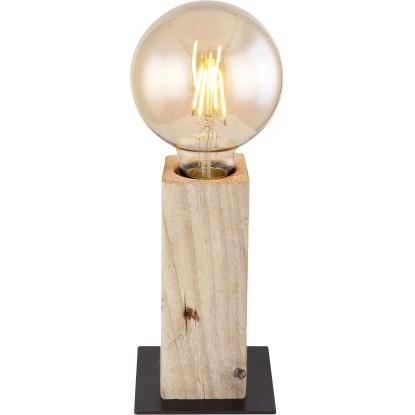 Globo Tischleuchte ADALIE Schwarz Matt Dunkelbraun 9 Cm X 9 Cm X 15 Cm 4 Globo Tischleuchte ADALIE Schwarz Matt Dunkelbraun 9 Cm X 9 Cm X 15 Cm – Bild 2