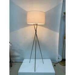 Globo Stehlampe Ava 1-flammig Nickel Matt 550 X 1590 Mm -Globo Lighting 9007371411887 3749 S 02