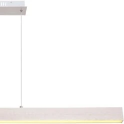 Globo LED-Pendelleuchte Verena 1-flammig Nickel Matt 1210 X 80 X 1200 Mm -Globo Lighting 9007371413621 3749 CU 01