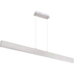 Globo LED-Pendelleuchte Verena 1-flammig Nickel Matt 1210 X 80 X 1200 Mm -Globo Lighting 9007371413621 3749 S 02