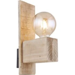 Globo Wandleuchte ADALIE Schwarz Matt Dunkelbraun 9 Cm X 30 Cm AL: 16,5 Cm -Globo Lighting 9007371414819 3749 1