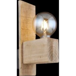 Globo Wandleuchte ADALIE Schwarz Matt Dunkelbraun 9 Cm X 30 Cm AL: 16,5 Cm -Globo Lighting 9007371414819 3749 3