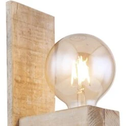 Globo Wandleuchte ADALIE Schwarz Matt Dunkelbraun 9 Cm X 30 Cm AL: 16,5 Cm -Globo Lighting 9007371414819 3749 7