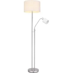 Globo Stehlampe Ava 2-flammig Nickel Matt 400 X 1750 Mm 11 Globo Stehlampe Ava 2-flammig Nickel Matt 400 X 1750 Mm -Globo Lighting 9007371414888 3749 S 03