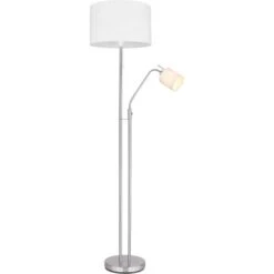 Globo Stehlampe Ava 2-flammig Nickel Matt 400 X 1750 Mm 12 Globo Stehlampe Ava 2-flammig Nickel Matt 400 X 1750 Mm -Globo Lighting 9007371414888 3749 S 04