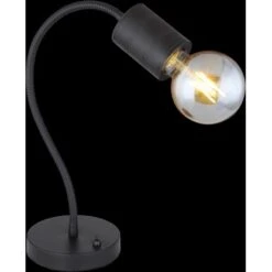 Globo Tischlampe Hermine 1-flammig Schwarz Matt 260 X 140 X 590 Mm 9 Globo Tischlampe Hermine 1-flammig Schwarz Matt 260 X 140 X 590 Mm -Globo Lighting 9007371415236 3749 S 02