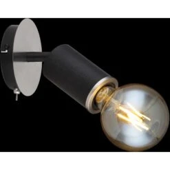 Globo Strahler Joseba 1-flammig Schwarz Matt 120 X 170 Mm 12 Globo Strahler Joseba 1-flammig Schwarz Matt 120 X 170 Mm -Globo Lighting 9007371417148 3749 S 02