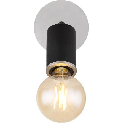 Globo Strahler Joseba 1-flammig Schwarz Matt 120 X 170 Mm 6 Globo Strahler Joseba 1-flammig Schwarz Matt 120 X 170 Mm – Bild 4