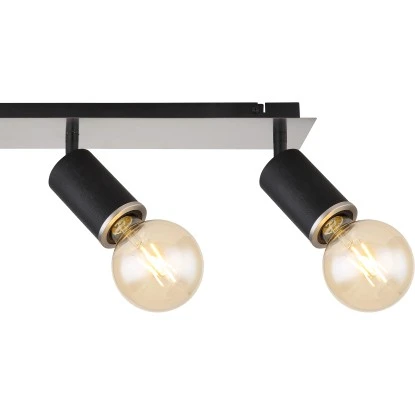 Globo Strahler Joseba 4-flammig Schwarz Matt 800 X 100 X 180 Mm 10 Globo Strahler Joseba 4-flammig Schwarz Matt 800 X 100 X 180 Mm – Bild 8