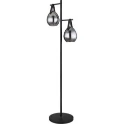 Globo Stehlampe Diethild 2-flammig Schwarz Matt 390 X 300 X 1430 Mm 12 Globo Stehlampe Diethild 2-flammig Schwarz Matt 390 X 300 X 1430 Mm -Globo Lighting 9007371417230 3749 S 02