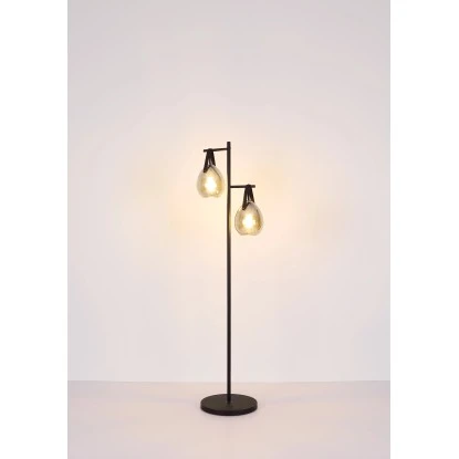 Globo Stehlampe Diethild 2-flammig Schwarz Matt 390 X 300 X 1430 Mm 7 Globo Stehlampe Diethild 2-flammig Schwarz Matt 390 X 300 X 1430 Mm – Bild 5