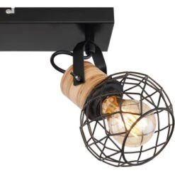 Globo Strahler Lacky 2-flammig Schwarz Matt 290 X 120 X 200 Mm 23 Globo Strahler Lacky 2-flammig Schwarz Matt 290 X 120 X 200 Mm -Globo Lighting 9007371417360 3749 CU 01